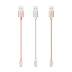 Jellico kabl USB-microUSB GS-03 0.3m 3.1A zlatni 010-0387 Cene
