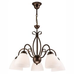 LAMKUR Luster na lancu ADELLE 5xE27/60W/230V Cene