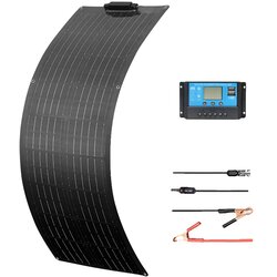 WUZECK Solarni panel kit, 50W - 100W moč, monokristalinični silikon, fleksibilna zasnova, 12V 50W Solarkit B, (5000156967) Cene