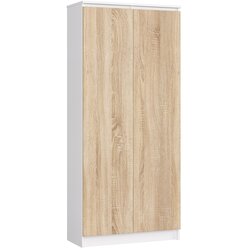 AKORD ZAPRTI KABINET R80 2D 8P CLP BELO / SONOMA, (21714280) Cene