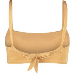 Trendyol Bronze Glossy Bikini Top Cene