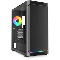Sharkoon AK4W RGB ATX 1xGlas Black Cene