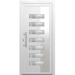 SAMOPEV PVC ulazna vrata Luxy 70 100 x 210 inox L Cene
