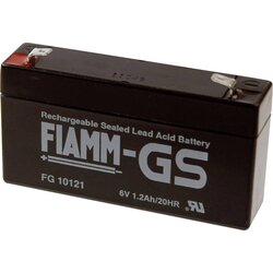 FIAMM PB-6-1,2-4,8 FG10121 svinčeni akumulator 6 V 1.2 Ah svinčevo-koprenast (ŠxVxG) 97 x 58 x 54mm ploščati vtič 4,8mm brez vzdrževanja, nizko samopr, (20439226) Cene