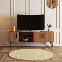 Woody Fashion Exxen 1582 TV polica, smeđa Cijene