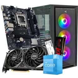 GNC GAMER VOYAGER i3-12100F, H610, 32 GB DDR4, 1TB NVMe, RTX 3060 12GB, PSU 650W, gaming kucište Cene