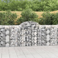  Lučne gabionske košare 2 kom 200x50x100/120cm pocinčano željezo Cijene