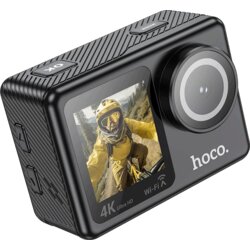 hoco. sportska kamera, 1.3"/ 2" IPS LCD, 4K UHD, WiFi, microSD - DV101 Cene