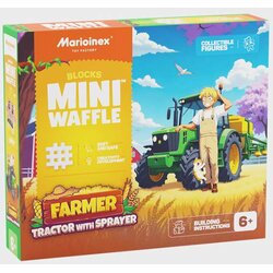 Marioinex Mini Waffle Farmer 50 kos, Traktor z brizgalko Cene