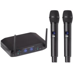 Soundsation WF-U216HH uhf dual 16-kanalni wireless sistem sa dva ručna mikrofona Cene