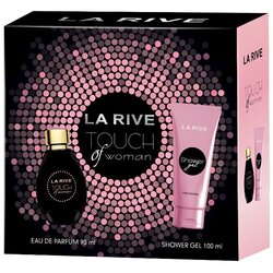 La Rive Touch of woman ženski set (toaletna voda 90ml + gel 100ml) Cene