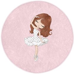 Mila Home Ružičasti dječji tepih ø 80 cm Comfort – Cene