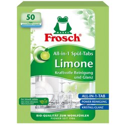 Frosch frosh tablete za mašinsko pranje sudova green lemon 50 komada Cene