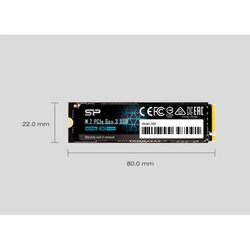 SSD SiliconPower A60 256GB M.2 NVMe SP256GBP34A60M28 Cene