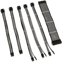 Kolink Core Adept Braided Cable Extension Kit - Grey Cene