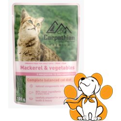 Carpathian Pet Food Cat Mackerel 100g, Bogata Omega-3 Kiselinama Cene