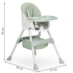 ECO TOYS Stolica za hranjenje 2 u 1 azurna Cene