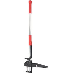 vidaXL Odstranjevalec plevela rdeč srebrn 99,5 cm eloksiran aluminij Cene