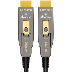 Equip HDMI 2.1 Detachable Type D + A Active Optical Cable, 30m, 8K /60Hz Cene