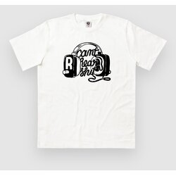 The Dudes Cant Hear Seasonal T-shirt white Cene