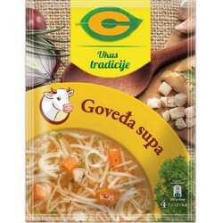 C supa govedina, 37g Cene