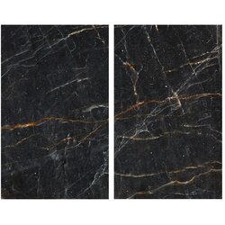 Allstar Poklopci za štednjake od kaljenog stakla u setu od 2 kom 52x30 cm Marble - Cene