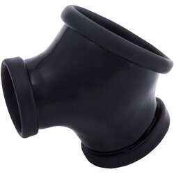 Toylie latex sleeve with penis and testicle ring gil black Cene