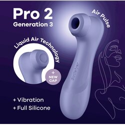Satisfyer Pro 2 Generation 3 with Liquid Air Technology Lilac Cene