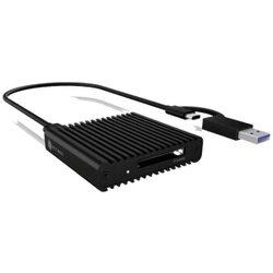 Icybox IB-CR404-C31 vanjski čitač memorijskih kartica USB-C™, USB 3.2 gen. 2 (USB 3.1) crna Cene