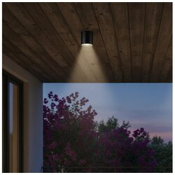 Ideal Lux - Spoljašnja spot svetiljka GUN 1xGU10/28W/230V, prečnik 11 cm, IP55, crna Cene