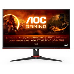 AOC GAMING Monitor 27 Q27G2E/BK VA QHD HDMIx2 DP Cene