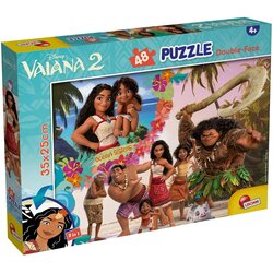 Lisciani Giochi Vaiana 2 v 1, 48-delni puzzle in pobarvanka 35x25 cm - Lisciani Cene
