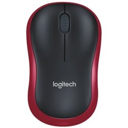 Logitech AKCIJA Miška Logitech M185 Wireless, nano, optična, rdeča Cene