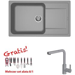 ELLECI Set Life 410 + slavina C02 Cemento Cene