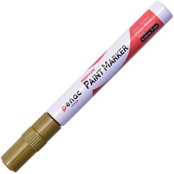 Marker permanentni lakirajoči 2-4mm penac zlati Cene