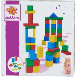 Simba Toys Eichhorn: Barvne lesene kocke, komplet 50 kosov - Cene