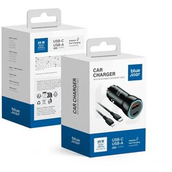 Blue Star Auto punjač 25 W (PD, QC 3.0, AFC) s USB C konektorom i USB C na Lightning 3A kabelom Cene