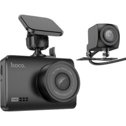 hoco. Auto kamera, 2 Mpxiel, Dual Camera, FullHD, microSD - DV3, Crna Cijene