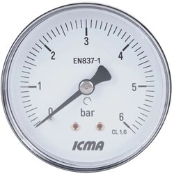 ICMA Manometar 1/4" 63mm 0-6 bara 243 Cene