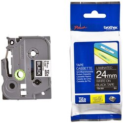 Brother Traka TZ e-355 bela na crno 24mm Cene