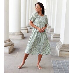 UR/CEO Green floral dress Edoardo Cene