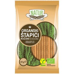 NATUR Organski štapići od celog zrna raži 45g, Natur Cene
