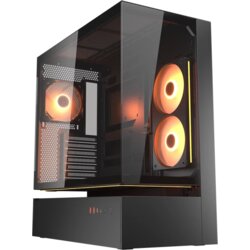 Cougar Midi Tower Case, CFV235, ARGB, Glass, Black Cene