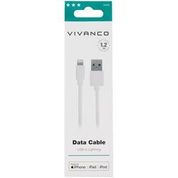 Vivanco Kabel 36299, Lightning, 1.2m, bijeli Cene