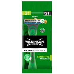 Wilkinson Britvica EXTRA 3 ESSENTIALS SENSITIVE BRIJAČI U VREĆICI 3/1 Cijene