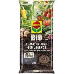 COMPO BIO zemlja za paradižnik in zelenjavo brez šote - 20 litrov Cene