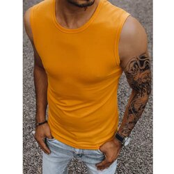 DStreet Orange RX4915 men's plain tank top Cene