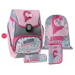Logic set školski ranac anatomski 4 u 1 flamingo 161217 em 161217 Cene
