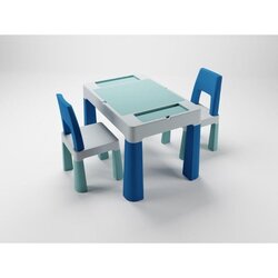 Tega Set dječjeg namještaja (stol, 2 stolice) Teggi Multifun Turquoise/Navy/Grey Cijene