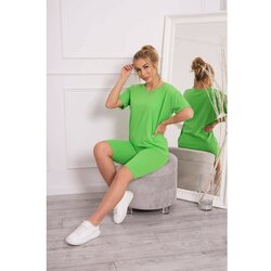 Kesi ženski set of top+leggings light green Cene